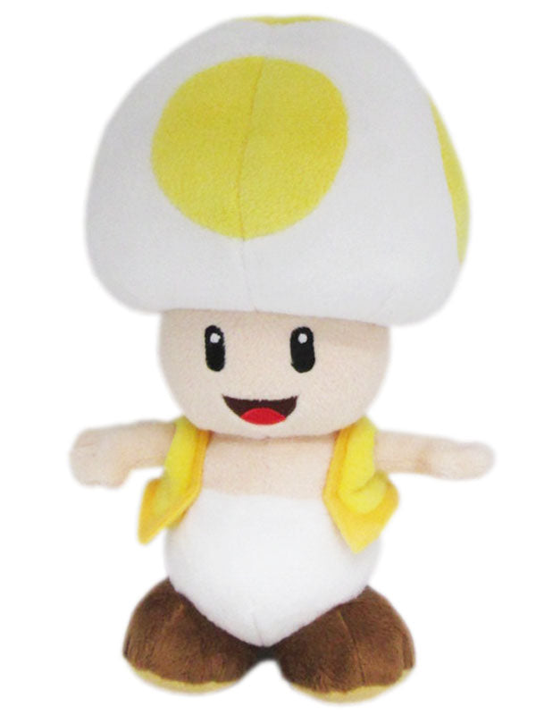 Super Mario - Yellow Toad 8 Plush