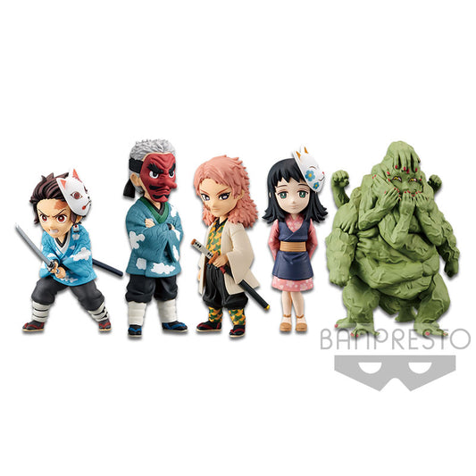 Demon Slayer World Collectable Figure. Tanjiro, Urodaki, Makomo, Sabito, The Hand Demon