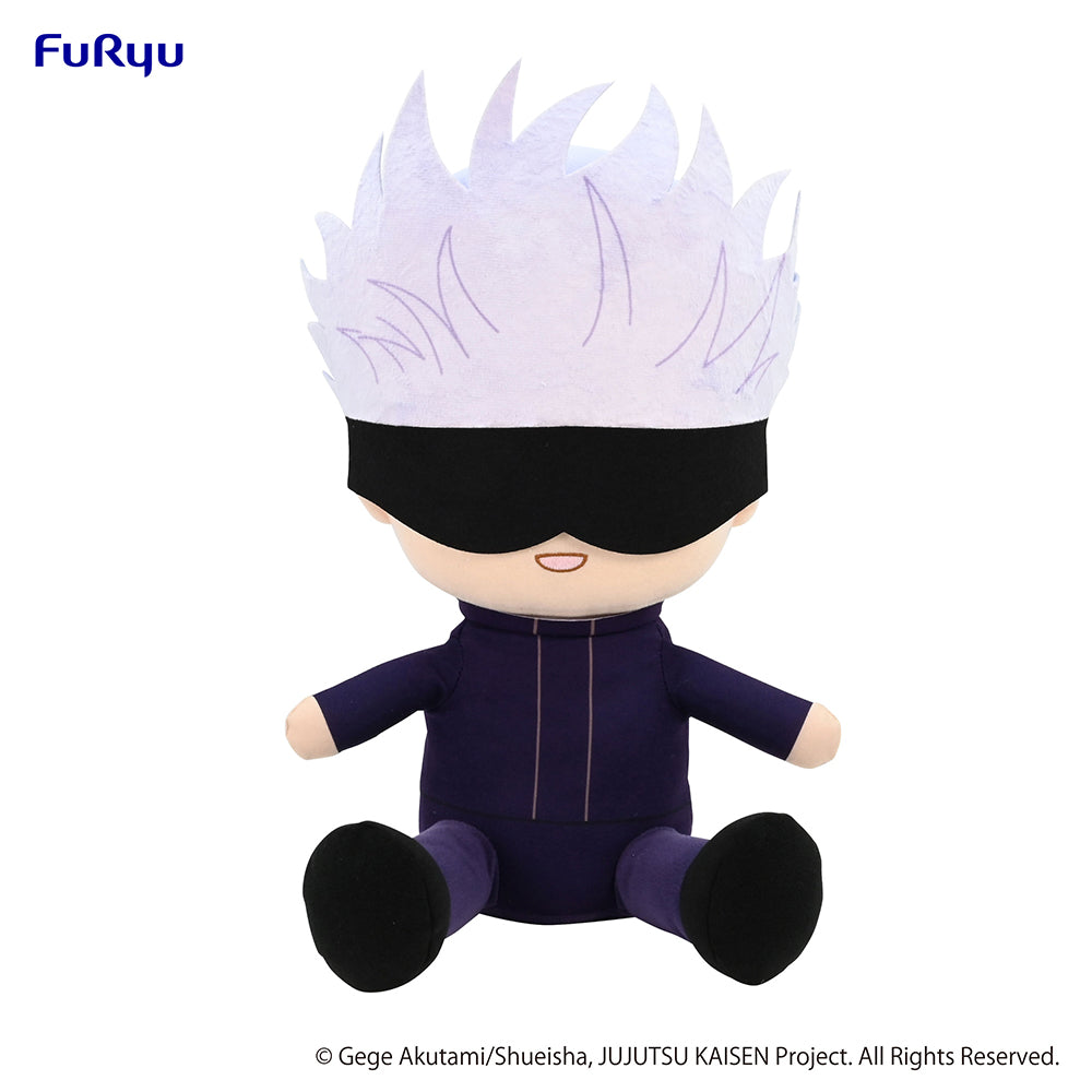 JUJUTSU KAISEN KYURUMARU SUPER BIG PLUSH TOY-SATORU GOJO