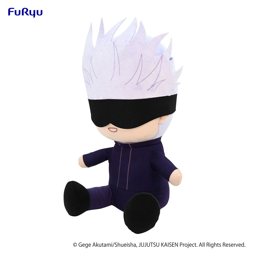 JUJUTSU KAISEN KYURUMARU SUPER BIG PLUSH TOY-SATORU GOJO